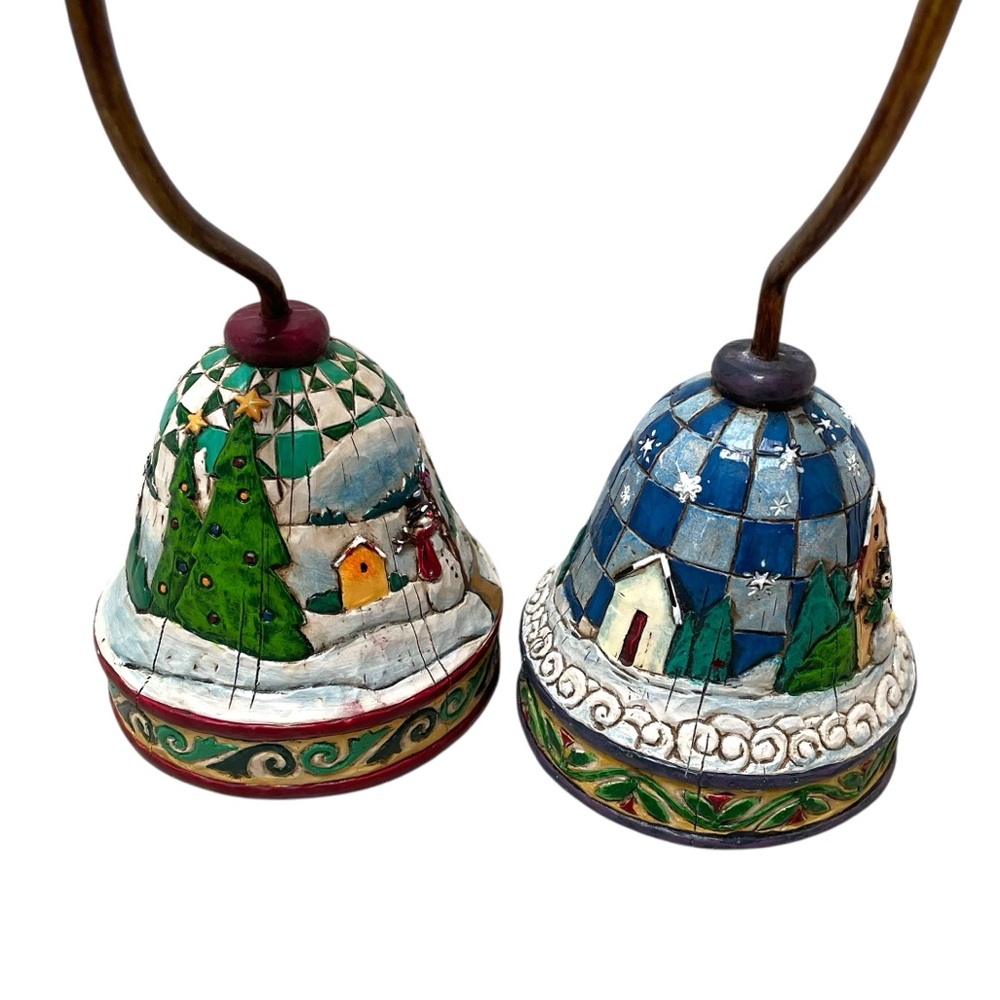 Jim Shore Christmas/Holiday Taper Candle Holders - Picture 4 of 11